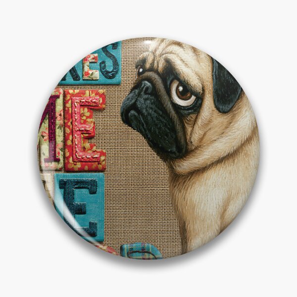 Item preview, Coffee Makes Me Poop Sad Pug Dog Funny Bathroom Art designed and sold by KreativKulture.