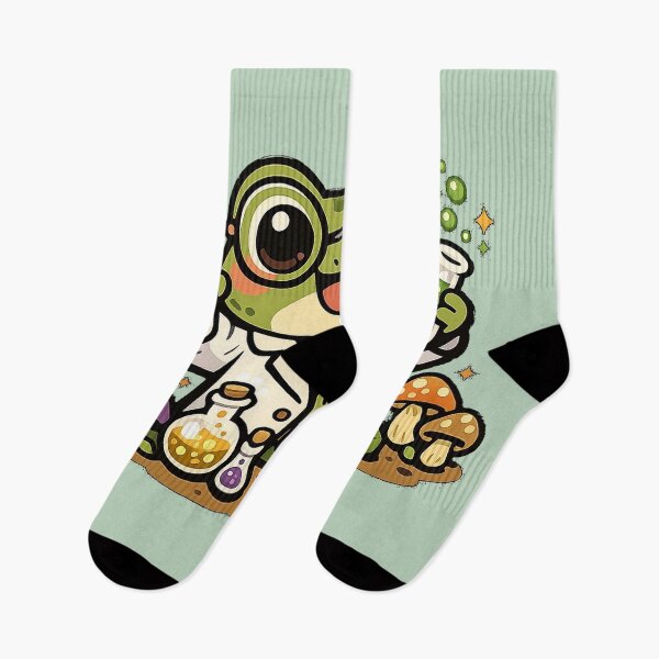Item preview, Redbubble Listing - Frog Chemist with Test Tubes designed and sold by NeonKawaiiCo.