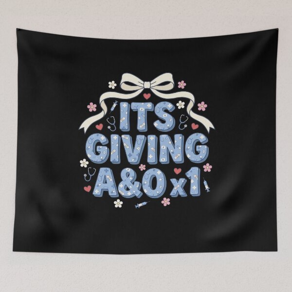 Item preview, Its Giving A O x1 Funny Nurse designed and sold by GCFULLA.