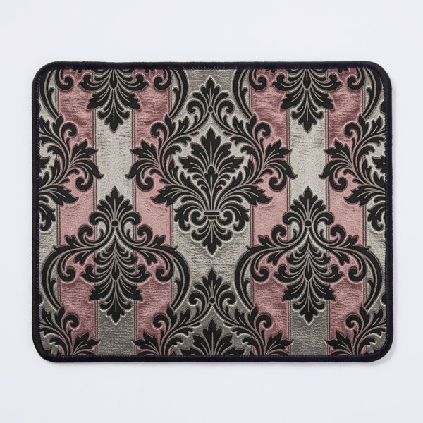 Item preview, Pink & Silver Striped Damask designed and sold by DesignsByPrnces.