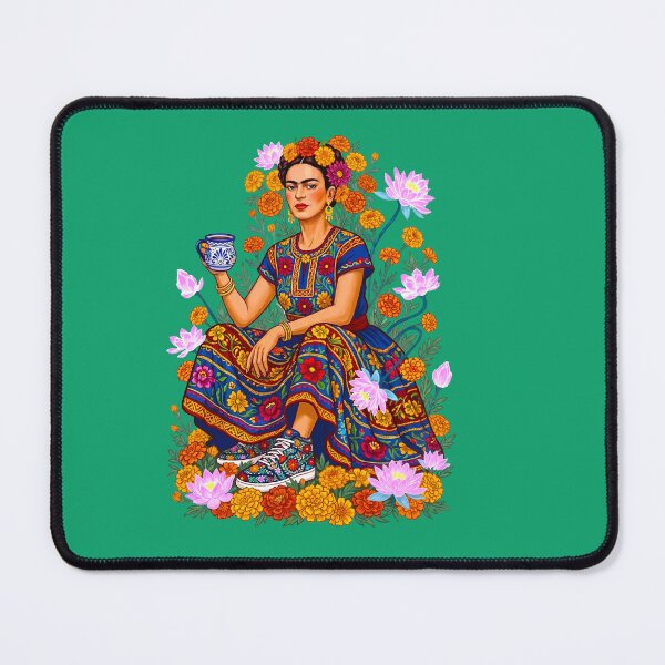 Item preview, Frida Kahlo Floral Garden Tea designed and sold by TeeARTHY.