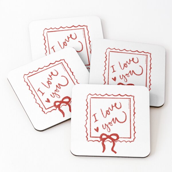 Item preview, I love you red frame designed and sold by dudaoliveira.art.