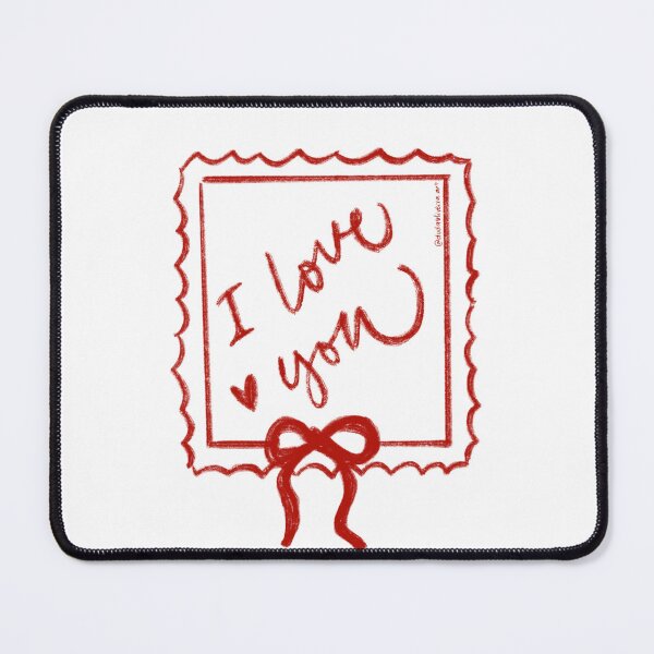 Item preview, I love you red frame designed and sold by dudaoliveira.art.