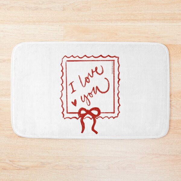 Item preview, I love you red frame designed and sold by dudaoliveira.art.