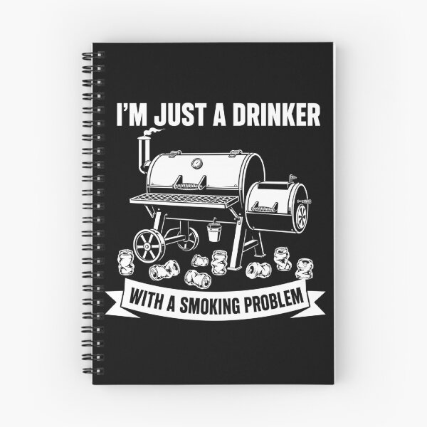 Item preview, I'm Just A Drinker With A Smoking Problem Smoker BBQ designed and sold by Ali-printshop.