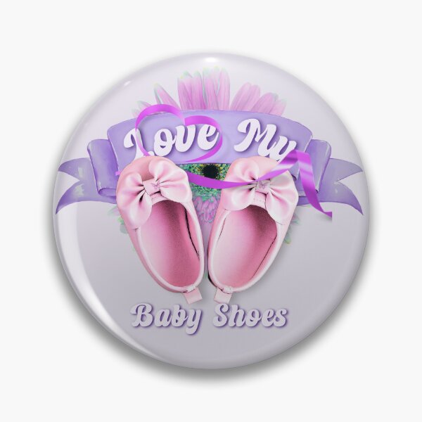 Item preview, Love My Baby Shoes Pink Floral Design designed and sold by AXENT Designs.