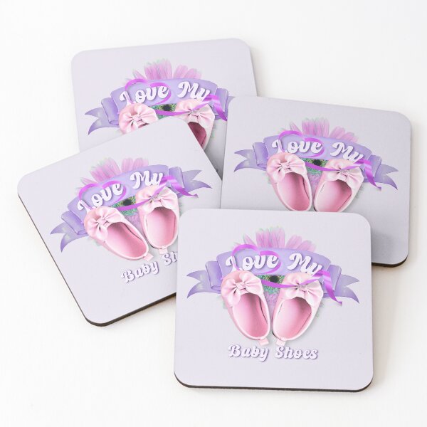 Item preview, Love My Baby Shoes Pink Floral Design designed and sold by AXENT Designs.
