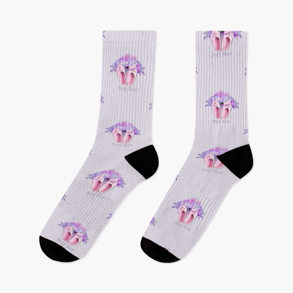 Item preview, Love My Baby Shoes Pink Floral Design designed and sold by AXENT Designs.