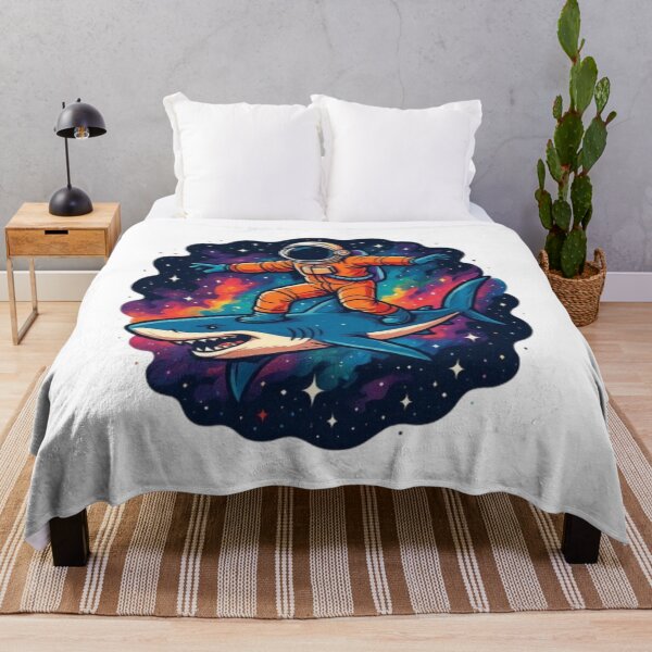 Item preview, Galaxy Shark Surfer designed and sold by PixelStyle Studio.