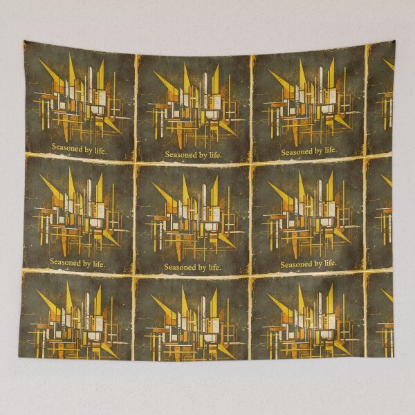 Item preview, Seasoned by Life – Vintage Constructivist Geometric Abstract Art Print designed and sold by NewGen-For-You.
