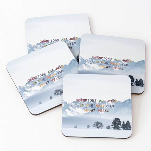 Item preview, Champions are Made on the Majestic Snowy Peaks #3 designed and sold by Holy JM Designs.