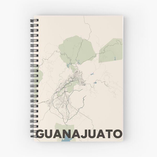 Item preview, Guanajuato Map designed and sold by MapsNerd.