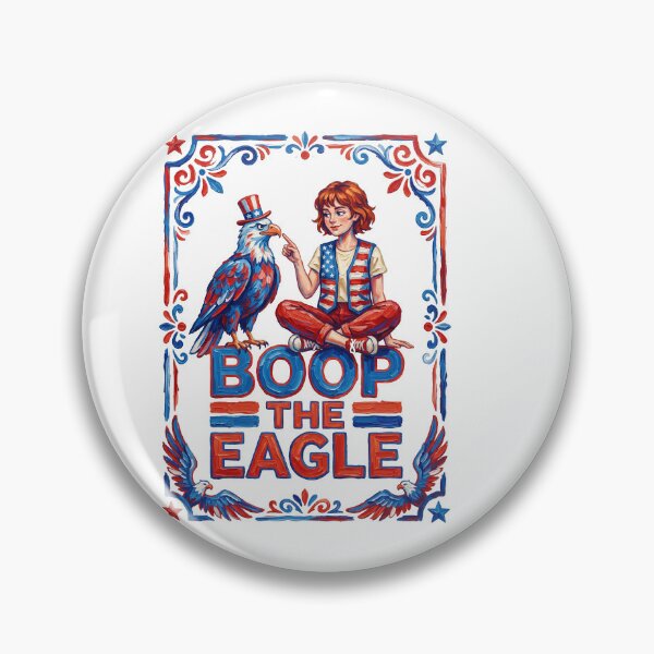 Item preview, Boop The Eagle american flag designed and sold by TeeARTHY.