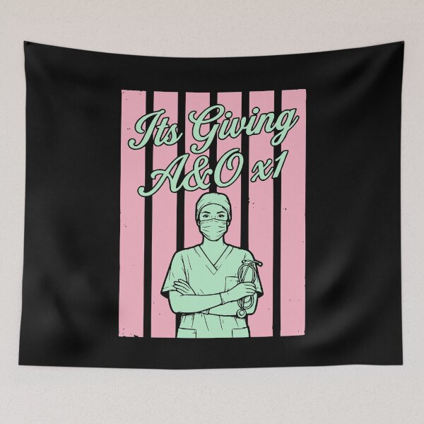 Item preview, Its Giving A O x1 Funny Nurse designed and sold by GCFULLA.