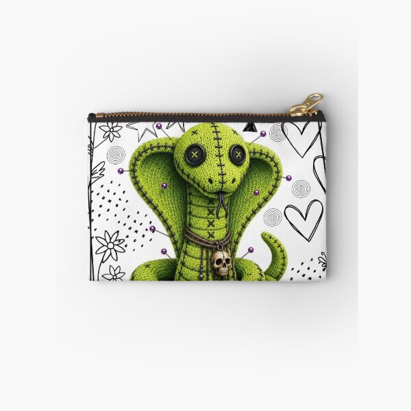 Item preview, Stitched Horror Cobra - Creepy Cute Snake White version designed and sold by CaylaTay.