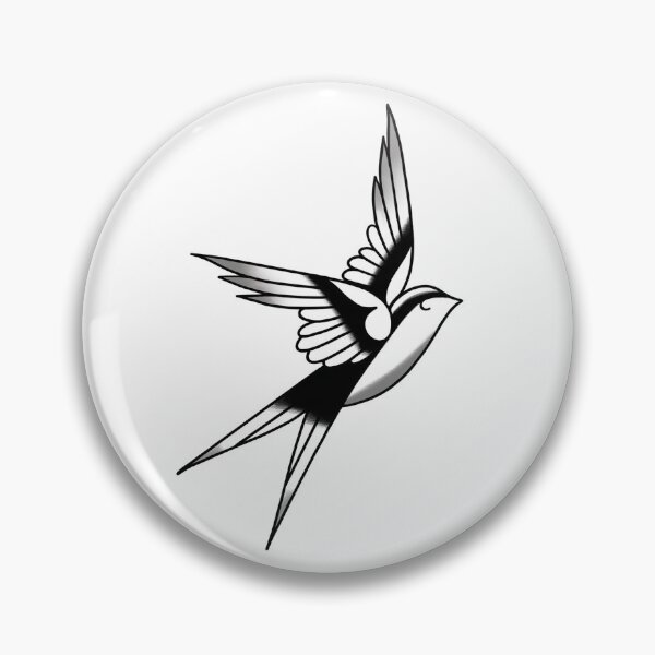 Item preview, Traditional Tattoo Swallow designed and sold by Cortelart.