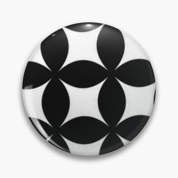 Item preview, Black and White Minimal overlapping Pattern designed and sold by ZedColors.