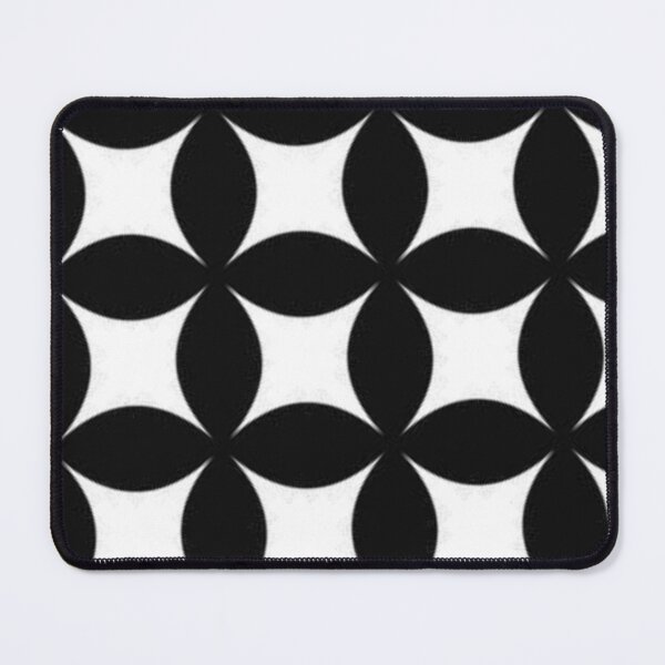 Item preview, Black and White Minimal overlapping Pattern designed and sold by ZedColors.