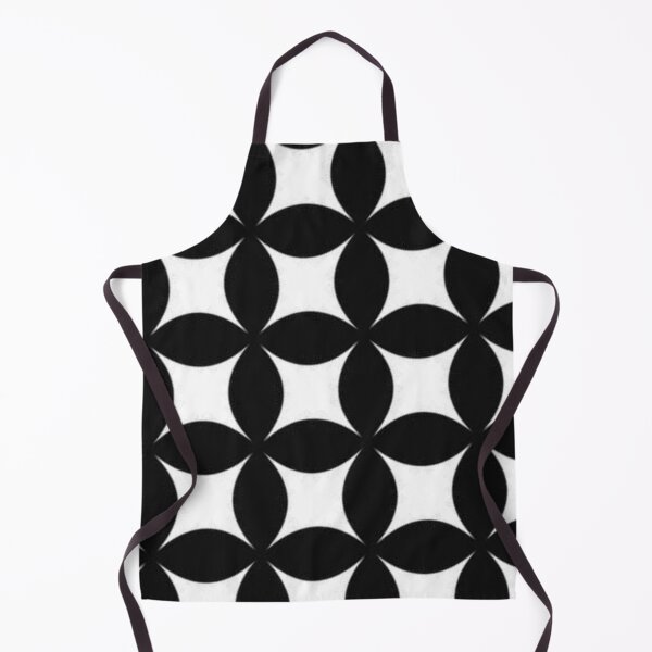 Item preview, Black and White Minimal overlapping Pattern designed and sold by ZedColors.