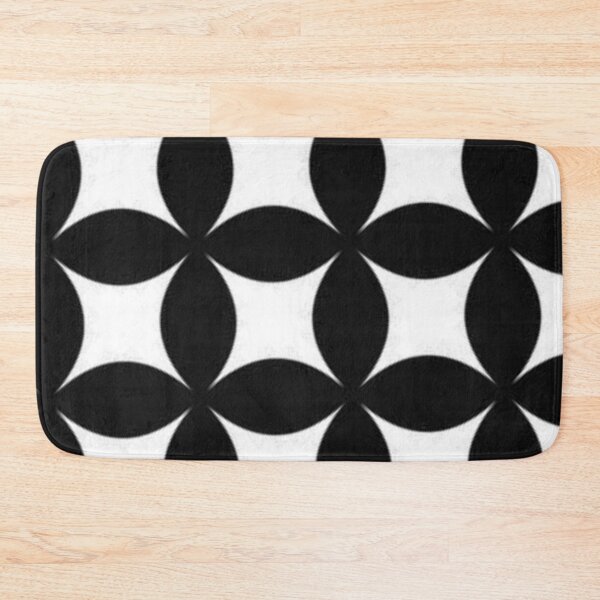 Item preview, Black and White Minimal overlapping Pattern designed and sold by ZedColors.