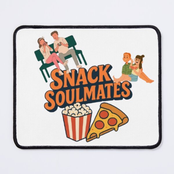 Item preview, Snack Soulmates Relatable Junk Food Lovers Aesthetic Print designed and sold by Miheerala.