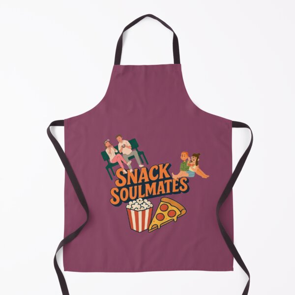 Item preview, Snack Soulmates Relatable Junk Food Lovers Aesthetic Print designed and sold by Miheerala.