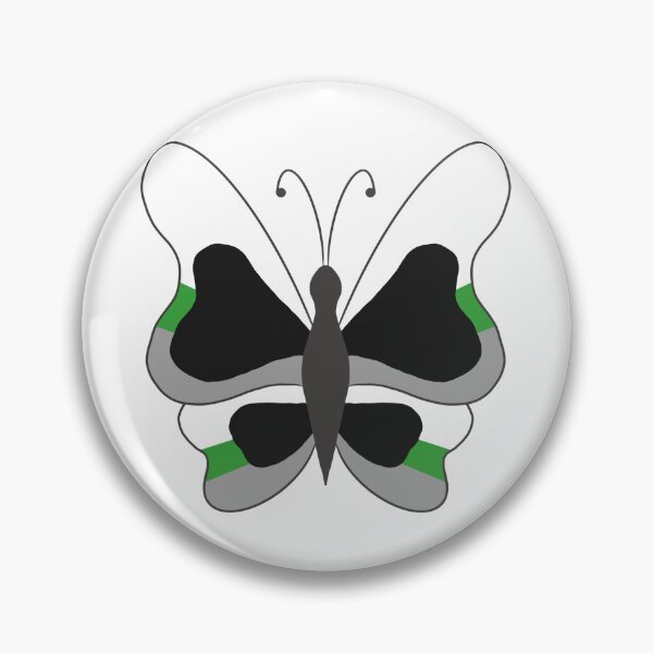 Item preview, Demiromantic Pride butterflies designed and sold by Celeste Bocchicchio-Chaudhri.