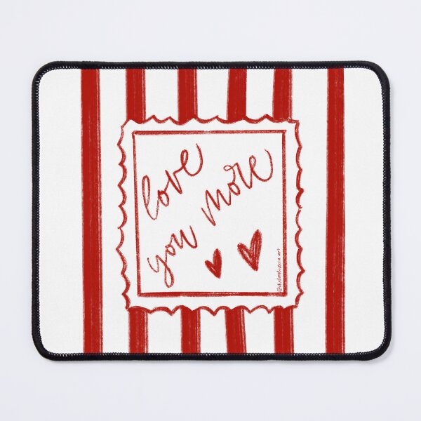 Item preview, Love you more red frame designed and sold by dudaoliveira.art.