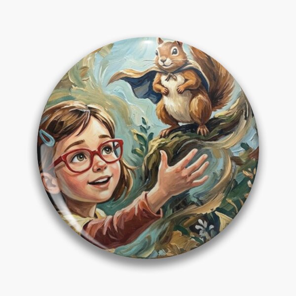 Item preview, A Hero in a Cape – Flora & Ulysses Fine Art Print designed and sold by Art's Diner.
