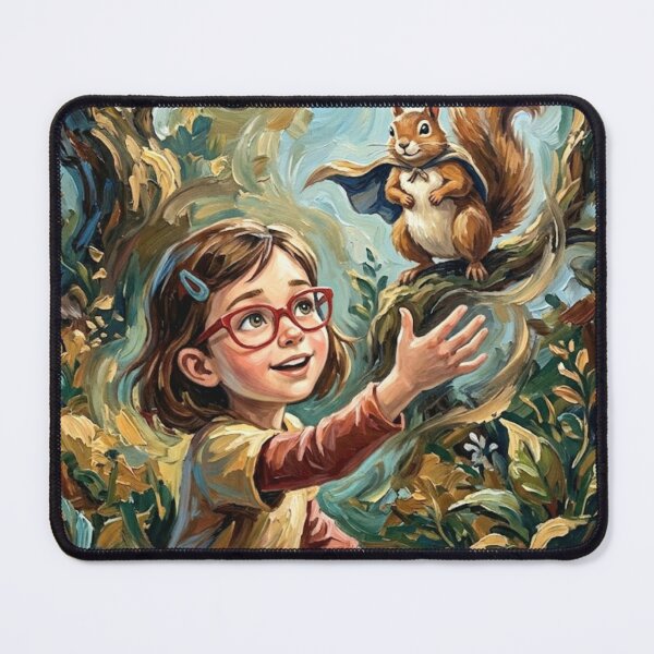 Item preview, A Hero in a Cape – Flora & Ulysses Fine Art Print designed and sold by Art's Diner.