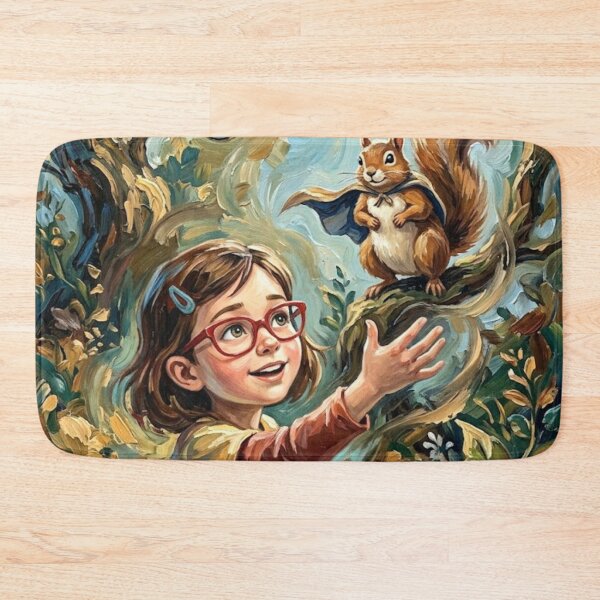 Item preview, A Hero in a Cape – Flora & Ulysses Fine Art Print designed and sold by Art's Diner.