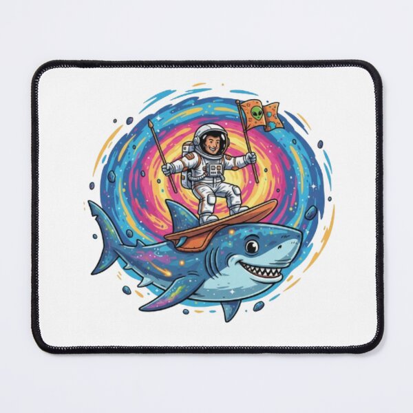 Item preview, Astro Shark Adventure designed and sold by PixelStyle Studio.