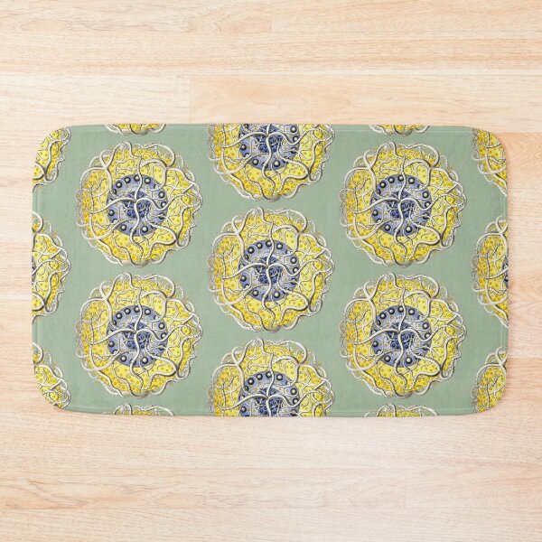 Item preview, Retro Science - Haeckel Vintage Art -  Polycyttaria - Sage Green designed and sold by FUNKARIUM.