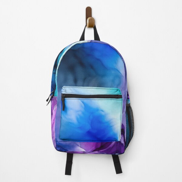 Item preview, Blue and purple Flowing Abstract Painting designed and sold by Differenceee.