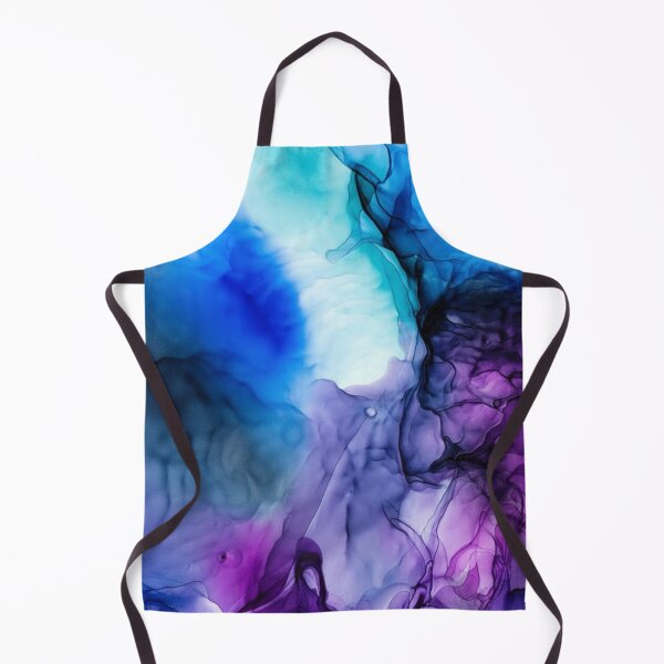 Item preview, Blue and purple Flowing Abstract Painting designed and sold by Differenceee.