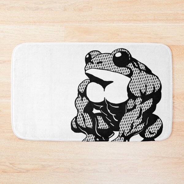 Item preview, Buff Frog Bodybuilder Linocut Style Print designed and sold by Alan Javier Cordoba Espinosa.