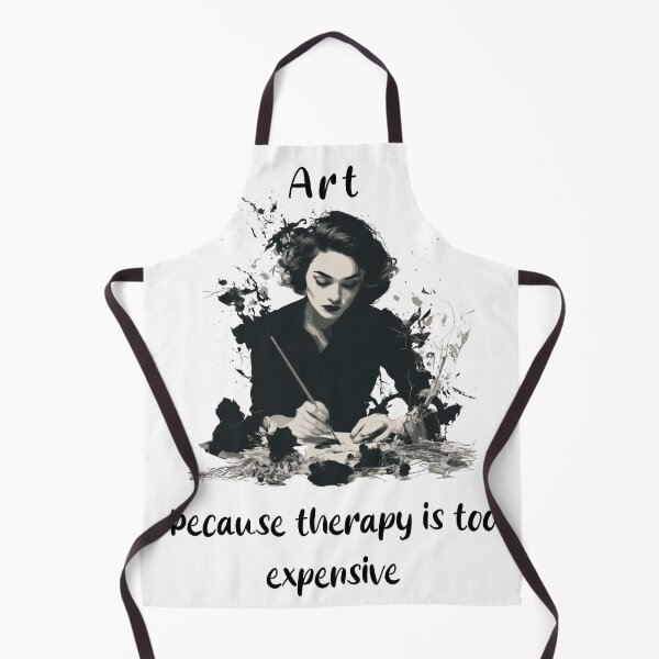 Item preview, Art Because Therapy Is Too Expensive | Dark Gothic Woman Artist T-Shirt & Gifts designed and sold by ShadowGlareArt.