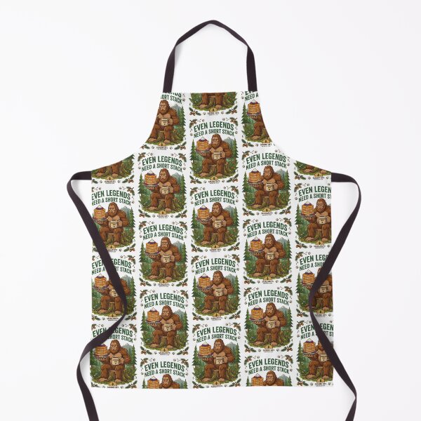 Item preview, Funny bigfoot pancakes and coffee designed and sold by TeeARTHY.