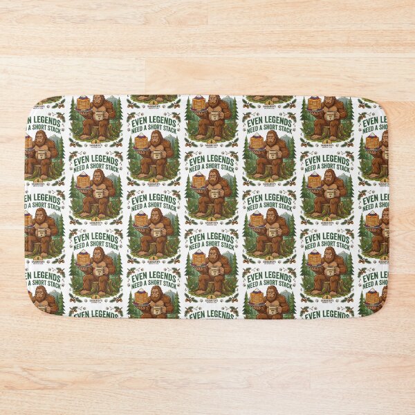 Item preview, Funny bigfoot pancakes and coffee designed and sold by TeeARTHY.