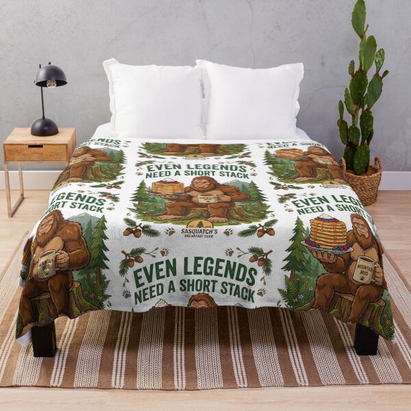 Item preview, Funny bigfoot pancakes and coffee designed and sold by TeeARTHY.