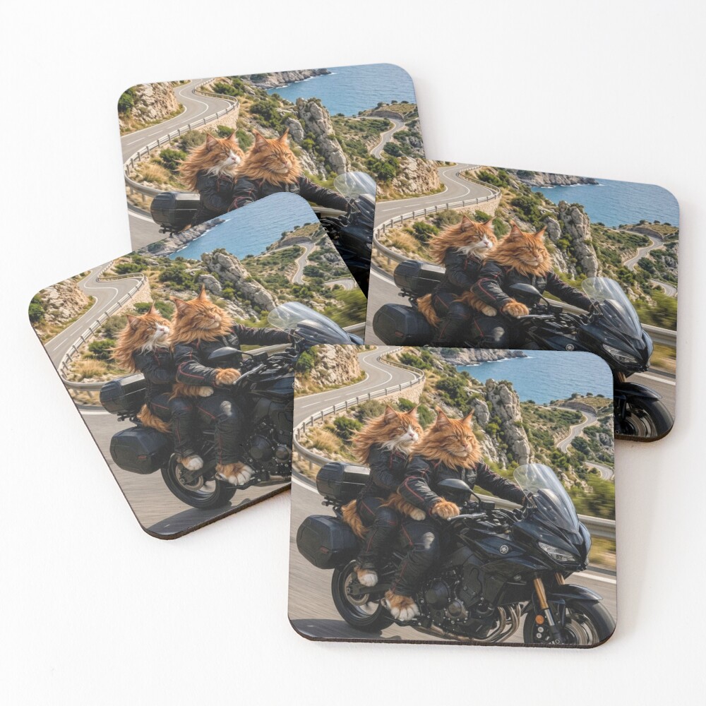 Item preview, Coasters (Set of 4) designed and sold by RakyLaky.