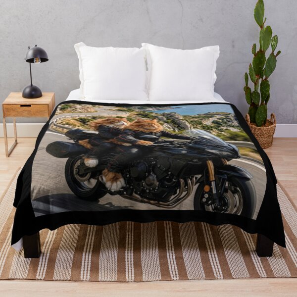 Item preview, Maine Coon Cats Riding Motorcycle designed and sold by RakyLaky.