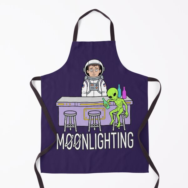 Item preview, Moonlighting - Depressed Astronaut Bartender designed and sold by Regal Rev.
