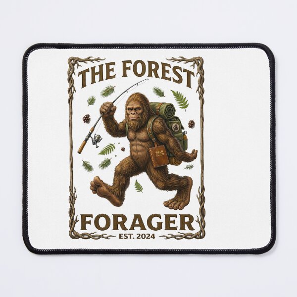 Item preview, The Forest Forager Bigfoot  designed and sold by TeeARTHY.