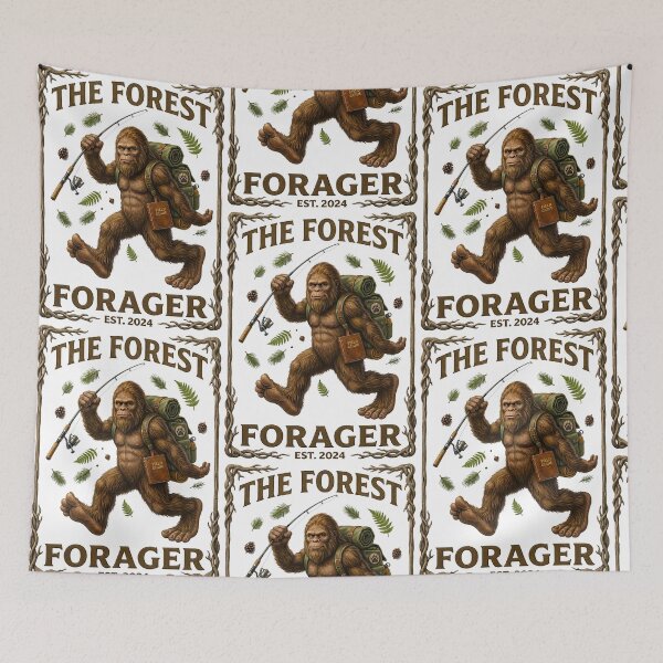 Item preview, The Forest Forager Bigfoot  designed and sold by TeeARTHY.