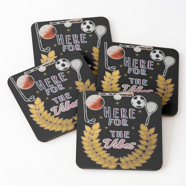 Item preview, Here For The Vibes Funny Sports Spectator designed and sold by Kyradem.