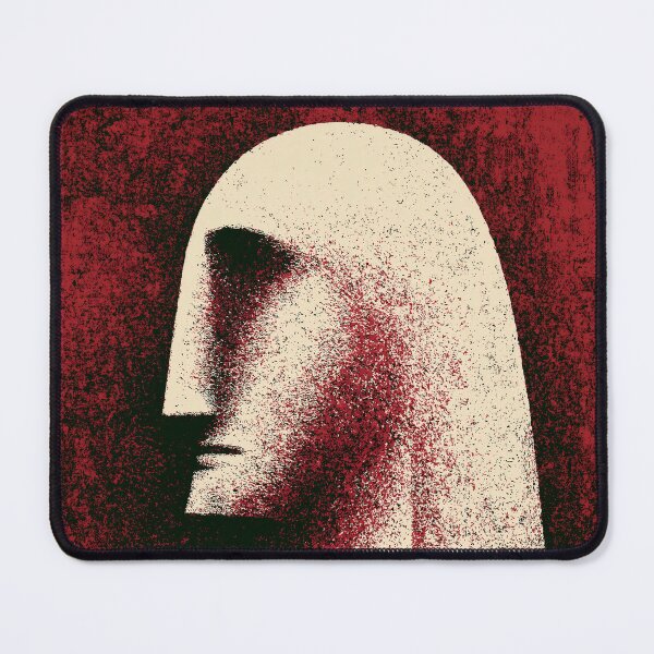 Item preview, Minimalist Burgundy Profile Abstract Wall Art designed and sold by SlowRegardArt.