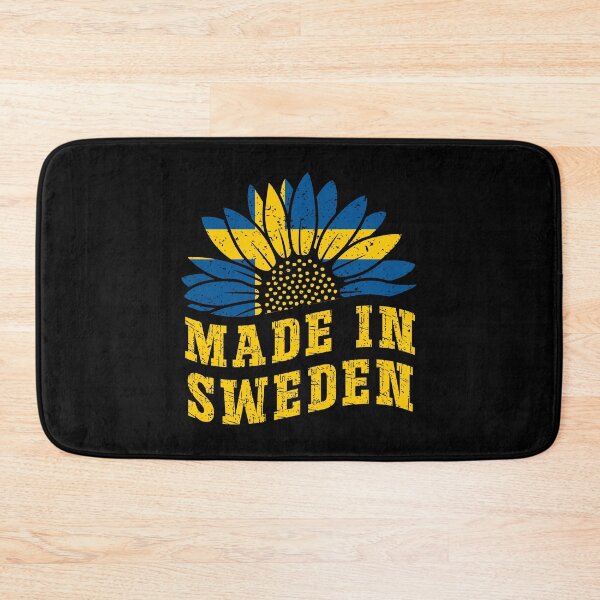 Item preview, Vintage Made in Sweden Sunflower Retro Swedish Flag designed and sold by Dmetalx Art Apparel.