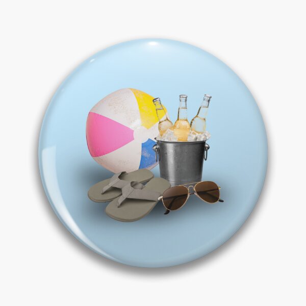 Item preview, Beer and beach ball designed and sold by Meli-moo.