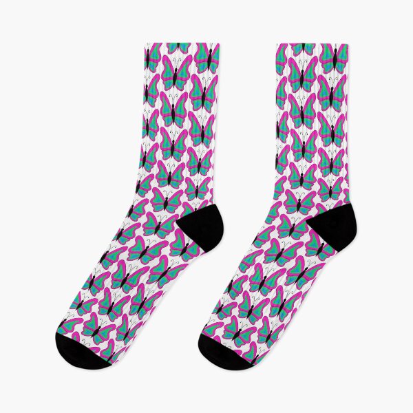 Item preview, Polysexual Pride butterflies designed and sold by Celeste Bocchicchio-Chaudhri.